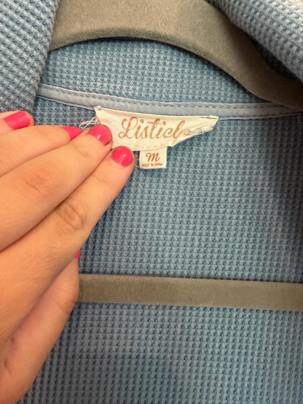 Listicle Light Blue Utility Jacket - Picture 3 of 4